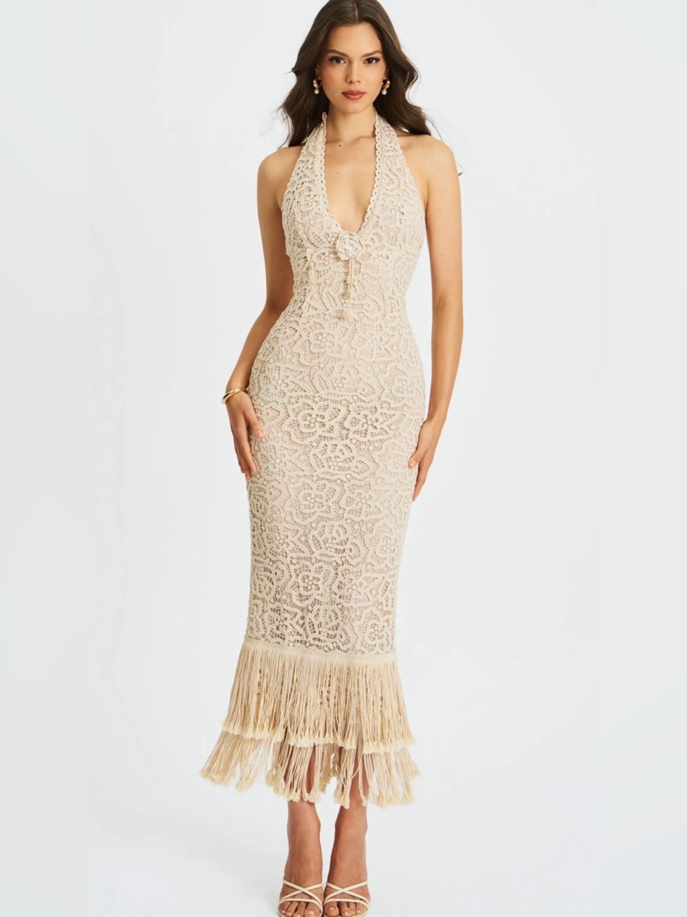 Miss Circle Halter Dress Small sold out online